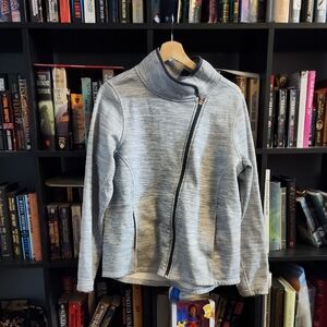 Champion Women’s Light Gray Asymmetrical Zip Jacket